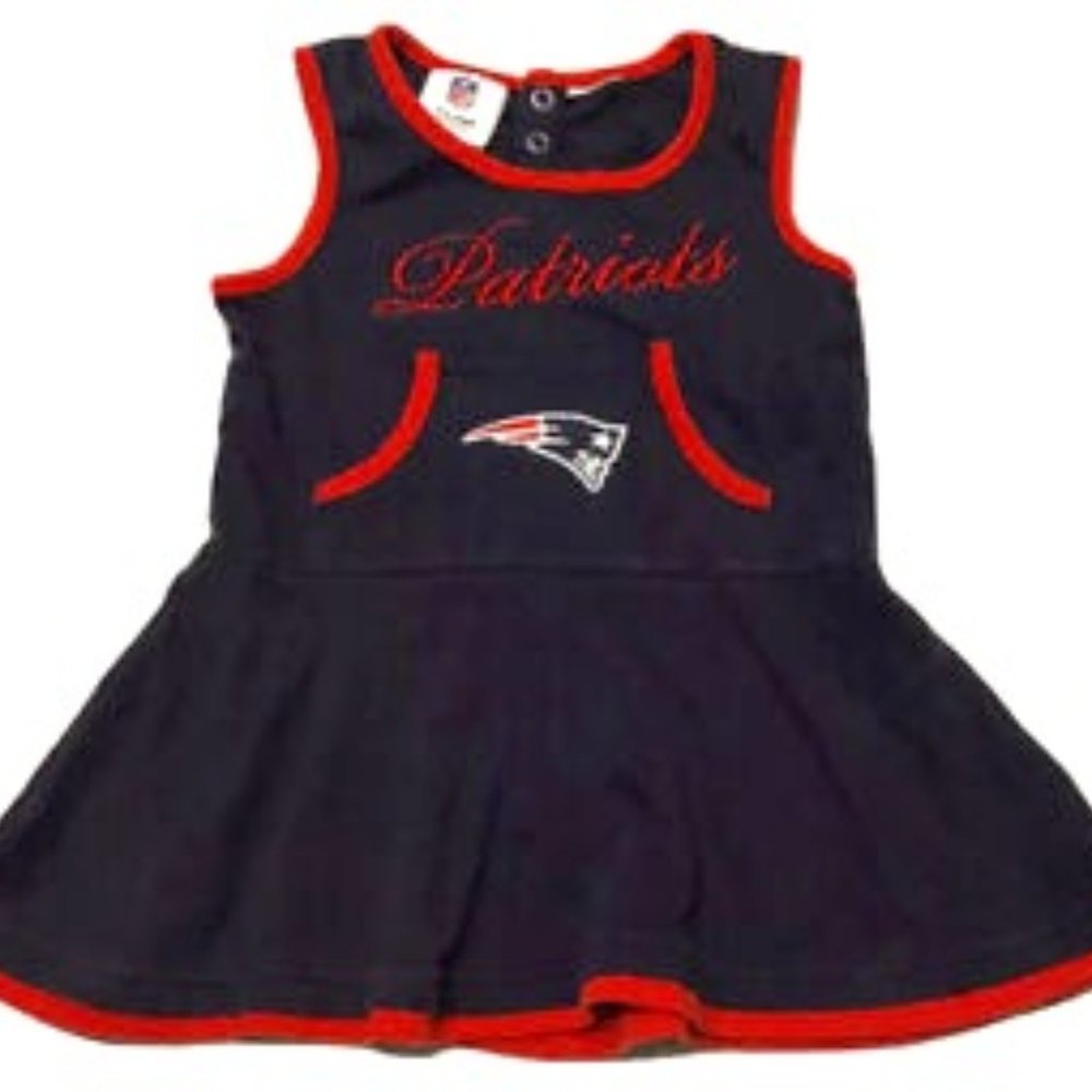 LICENSED NFL TEAM APPAREL KIDS 2T TODDLER EMBROIDERED CHEERLEADER DRESS